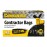 Commander 42 Gallon 3 MIL (eq) Heavy Duty Contractor Bags with Flap Ties - 32 x 46 - Pack of 80 - For Contractor, Industrial, & Outdoor