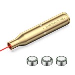 EZshoot Bore Sight 30-06/25-06/270 Red Laser Boresighter with 3 Batteries