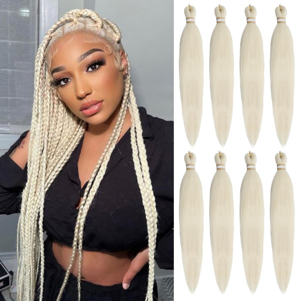 Beyond Beauty Braiding Hair pre stretched, Braids Synthetic Fiber Ombre Yaki Texture, Natural Easy Twist Braids Crochet Hair Hot Water Setting hair extensions