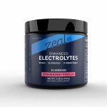 Zeal Electrolyte Powder - 30 Servings | Keto Electrolytes Powder | Zero Sugar, BCAAs, B-Vitamins | Potassium, Zinc, Magnesium | Hydration Powder Recovery Drink | Strawberry Vanilla