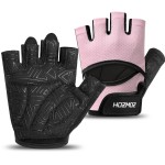 HOZMOZ Ventilated Weight Lifting Gloves, Thick Padded Workout Gym Gloves with Full Palm Protection & Grip & Shock Absorption for Women & Men\'s Fitness Exercise Training