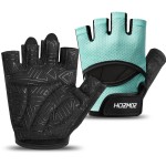HOZMOZ Ventilated Weight Lifting Gloves, Thick Padded Workout Gym Gloves with Full Palm Protection & Grip & Shock Absorption for Women & Men\'s Fitness Exercise Training