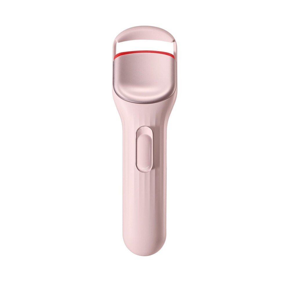 HEBECA Heated Eyelash Curler Pro, 149F/167F Heat Settings, Food-Grade Silicone Pad, Rechargeable 600mAh Battery (Light Pink)