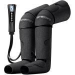 Air Compression Leg Massager with Heat - Ideal Christmas, Mother\'s Day and Father\'s Day Gifts for Men, Women, Dad, Mom - Relieves Foot and Knee Pain, Eases Varicose Veins, Cramps, Swelling and Edema