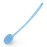 Silicone Back Scrubber for Shower, 17in Lengthen Long Handle Body Brush, Double Sided Shower Brush for Shower Exfoliating and Massage Can Produce Rich Foam, Long Handle Back Scrubber for Men