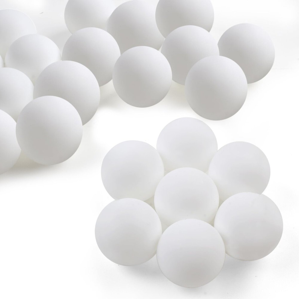 Guirnd 28 Pcs White Ping Pong Balls, 40mm Table Tennis Balls, Ping Pong Ball for Game or Arts, Pong Ball for Kids, Pet Toys