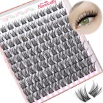 Lash Clusters Natural Lash Extension Wispy Eyelash Clusters C-curly DIY Eyelash Extension 10-16MM Individual Lashes Cluster Eyelash Extension by Newcally