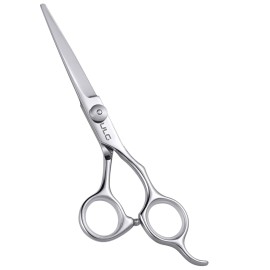 Hair Cutting Scissors, ULG Professional Hair Scissors 6.5 inch Right-Hand Razor Edge Barber Shears Salon Hair Cutting Shears Made of Japanese Stainless Steel, Hand Sharpened Silver