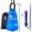 Membrane Solutions Gravity Water Filter Max 12L with Detachable Shower, NSF/ANSI 42&372&401 Certified, 0.1m Water Purifier Camping with Adjustable Tree Strap Storage, Survival Gear for Emergency Kits