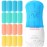 16 Pack Silicone Bottle Covers,Elastic Sleeves for Leak Proofing,Travels Essentials for Women Men,Reusable Accessories Luggage for Travel Size Toiletries,Cruise Ship Essentials, Travel Must Haves