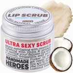 100% Natural Lip Scrub and Lip Mask Vegan Conditioning Coconut Lip Exfoliator - Gentle Exfoliant Sugar Lip Polish Lip Exfoliator Scrubber for Chapped and Dry Lips (Original 3pc Set) Christmas Gifts