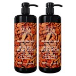 Hand Soap Pump Sandalwood - Moisturizing Hand Wash Liquid with Dead Sea Minerals and Sandalwood Oil - Hydrates and Softens - Dead Sea Collection - Pack of 2 (33.8 Fl Oz Each) - 67.6 Fl Oz Total