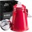 COLETTI Classic Percolator Coffee Pot - The Most Nostalgic Camping Coffee Pot, Now Modernized [Red Enamel, 12 Cup]