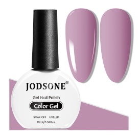 JODSONE Gel Nail Polish 10ml Light Purple Gel Polish Nail Soak Off U V LED Nail Lamp Art Manicure Salon DIY Home Gift for Women Girls