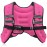 ZELUS Weighted Vest, 6lb/8lb/12lb/16lb/20lb/25lb/30lb Weight Vest with Reflective Stripe for Workout, Strength Training, Running, Fitness, Muscle Building, Weight Loss, Weightlifting, Pink(12lb)