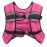 ZELUS Weighted Vest, 6lb/8lb/12lb/16lb/20lb/25lb/30lb Weight Vest with Reflective Stripe for Workout, Strength Training, Running, Fitness, Muscle Building, Weight Loss, Weightlifting, Pink(16 lb)