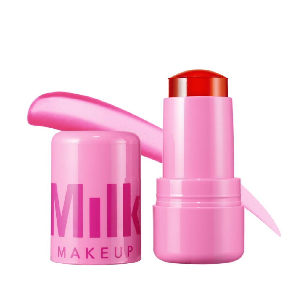 Milk Makeup Cooling Water Jelly Tint - Long-Lasting Sheer Lip + Cheek Stain with Firming Vegan Collagen + Hydrating Aloe - Transfer Proof, Buildable Lip Tint + Blush - Fresh (Soft Pink), 0.17 oz