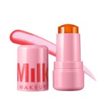 Milk Makeup Cooling Water Jelly Tint - Long-Lasting Sheer Lip + Cheek Stain with Firming Vegan Collagen + Hydrating Aloe - Transfer Proof, Buildable Lip Tint + Blush - Fizz (Soft Peach), 0.17 oz