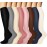 Graduated Copper Compression Socks for Men & Women Circulation 8 Pairs 15-20mmHg - Best for Running Athletic Cycling