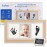 Bubzi Co Baby Handprint Kit & Footprint Photo Frame for Newborn Girls and Boys, Unique Baby Shower Gifts Set for Registry, Memorable Keepsake Decorations for Room Wall or Nursery Decor (Natural Wood)