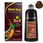 IIIMEIDU Hair Dye Shampoo 3 in 1 for Gray Hair, Herbal Ingredients Shampoo Hair Dye for Women Men, Grey Coverage 500ml 1