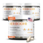 Her Bodhi Meno- Menopause Hormonal Balance for Women, Estrogen Soy Isoflavones Menopause Supplement for Women, Ashwagandha, Black Cohosh Hot Flashes Menopause Relief, Night Sweats Relief 180Caps