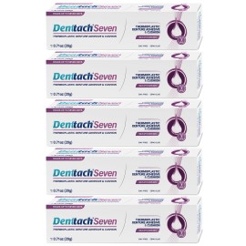 Denture Adhesive, Thermoplastic Denture Adhesive, Cushion and Reliner, Comfortable, Secure Denture Grip for Up to 7 Days, Non Glue, Zinc Free, Long Holding Denture Reliner (Pack of 5)