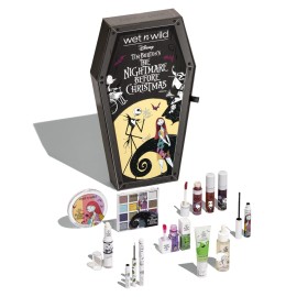 wet n wild Disney Nightmare Before Christmas Limited Edition PR Box - Coffin-Shaped Collector\'s Set with Eye, Face & Body Makeup, Color-Changing Lip Oils, Tubing Mascara & More - Cruelty-Free