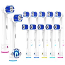 Replacement Toothbrush Heads Compatible with Oral B Braun,12 Pack Electric Toothbrush Heads Brush Heads Refill for Oral-B 7000/Pro 1000/9600/ 500/3000/8000