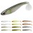 TRUSCEND 12 PCS Fishing Lures for Bass Trout Crappie Multi-Purpose Paddle Tail Swimbaits Superb Soft Plastic Fishing Baits Freshwater Saltwater Bass Walleye Lure Fishing Gifts for Men