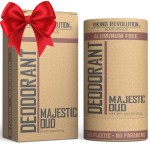 Viking Revolution Majestic Oud Deodorant - Aluminium Free Natural Men\'s Deodorant with Shea Butter & Tapioca Starch - Stain Free, Baking Soda-Free (2.65oz)