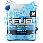 G Fuel Goth GF Energy Drink Powder, Pre Workout Caffeine Powder, Energy Powder Drink Mix for Gaming, Sugar Free Focus Amino, Vitamin + Antioxidants, 9.9oz (BlackBerry Apple, 40 Servings)