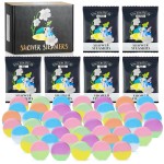 48pcs Aromatherapy Shower Steamers - Relaxation Birthday Christmas Set for Women and Men, Shower Bombs Tablets for Stress Relief and Self Care, Luxury Home Spa