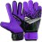 EFAH SPORTS Soccer Goalkeeper Gloves for Kids Boys Children Youth Football Goalie Gloves with Strong Grips (Purple, Size 4 Suitable for 6 to 9 Years Old)
