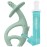 Teething Toys 3 Months Up with Clip Strap, Mombella Elephant Teethers for Babies3 Months+, Soft Silicone Infant Chew Toy, Baby Teething Relief, Ideal Newborn Gifts, Green