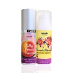 Menopause Rebalancing Bundle: Silky Peach Estriol Cream & Vibrant Third Progesterone Cream for Women. Bioidentical Estrogen & Progesterone for Hot Flashes, Vaginal Dryness, Sleep Issues & Brain Fog