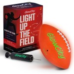 GlowCity Glow in The Dark Football - Size 3 Light Up LED Ball for Kids Ages 8-12 - Cool Sports Gift for Night Outdoor Games - Birthday Gifts Ideas for Kids & Teen Boys Ages 6 7 8 9 10 11 12 Toys Stuff