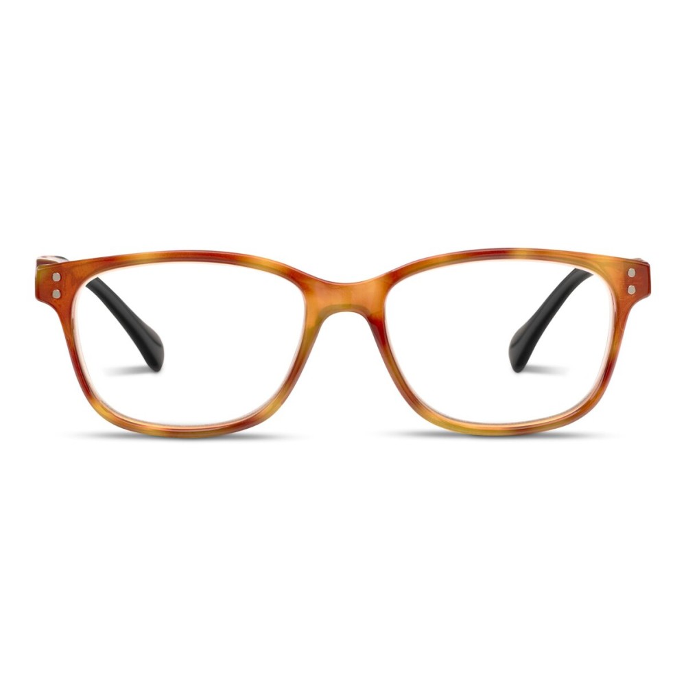 Nature Walk - Amber Tortoise/Black +1.75
