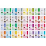 DERMAL A+B Korea Collagen Essence Full Face Facial Mask Sheet 32 Full Color SET