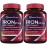 Doctor\'s Recipes Iron Supplement 65 mg with Vitamin C - Maximized Absorption & Stomach Friendly Iron Pills for Red Blood Cells Formation, Heart, Brain & Immunity Health - Vegan 120 Iron Tabs (2 Pack)
