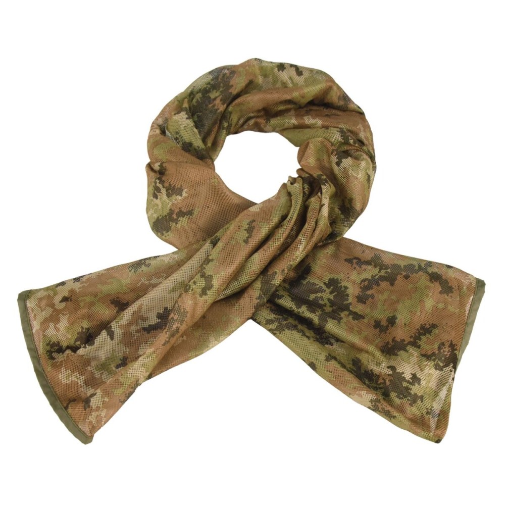 HYOUT Tactical Military Neck Scarves Woodland Camo Scarf Sniper Veil Desert Shemagh for Wargame Outdoor Sports