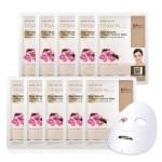 DERMAL Bee Venom Collagen Essence Korean Facial Mask Sheet Pack of 10 - Soothing and Hydrating Irritated Skin - Hypoallergenic Skin Friendly Sheet