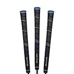 Golf Pride CP2 Wrap Golf Club Grip - Classic Wrap Grip with High-Tack Soft Rubber for Comfort & Control - Less Tension & More Power with Plus4 Technology - Standard - 3 Pack - Black