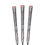 Golf Pride MCC Plus4 ALIGN Golf Club Grip - All-Weather Hybrid Grip with Raised Ridge Technology & Larger Lower Hand - Brushed Cotton Cord & Pebbled Texture - Standard - 3 Pack