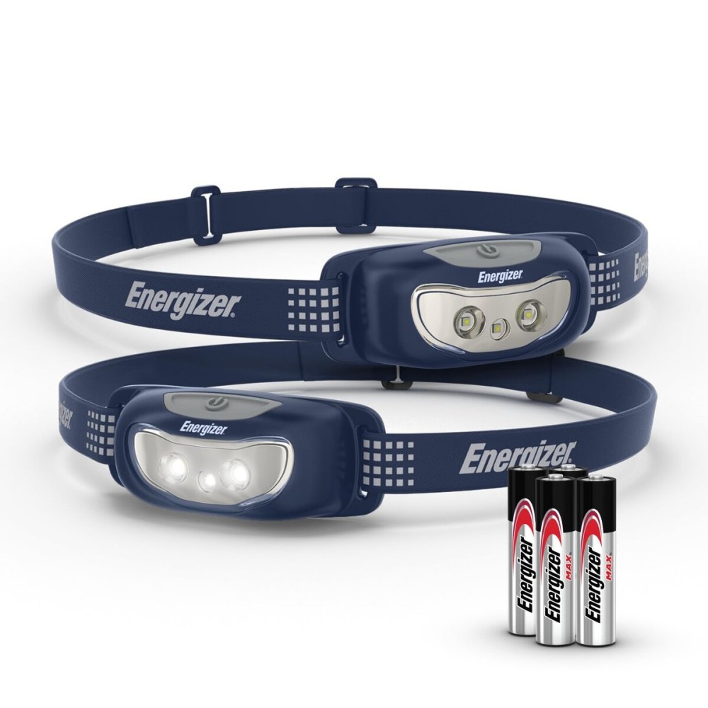 Energizer Universal+ LED Headlamp (2-Pack), IPX4 Water Resistant Headlamps, Bright Head Light for Outdoors, Camping, Running, Storm, Survival LED Light for Emergencies (Batteries Included)
