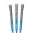 Golf Pride MCC Plus4 Golf Club Grip - All-Weather Hybrid Grip with Larger Lower Hand - Brushed Cotton Cord & Pebbled Texture - Standard - Blue - 3 Pack