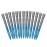 Golf Pride MCC Plus4 Golf Club Grip - All-Weather Hybrid Grip with Larger Lower Hand - Brushed Cotton Cord & Pebbled Texture - Standard - Blue - 13 Pack