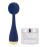 PMD Beauty: Electric Facial Cleansing Brush - Smart Facial Device with Silicone Brush & Anti-Aging Massager, Navy with Remove Balm