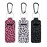 Pengxiaomei 3 Pcs Chapsticks Holder Keychain, Stocking Stuffers for Teen Girls Women Leopard Lip Balm Keychain Holder with Metal Clip