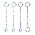 RTMOK Toy Straps for Baby,RTMOK Silicone Setpacifier Clip,Applies to Car Seat Toy,Teether Toy,High Chair,Stroller Accessories,Baby Toy Clips,Cribs,Rocking Chair